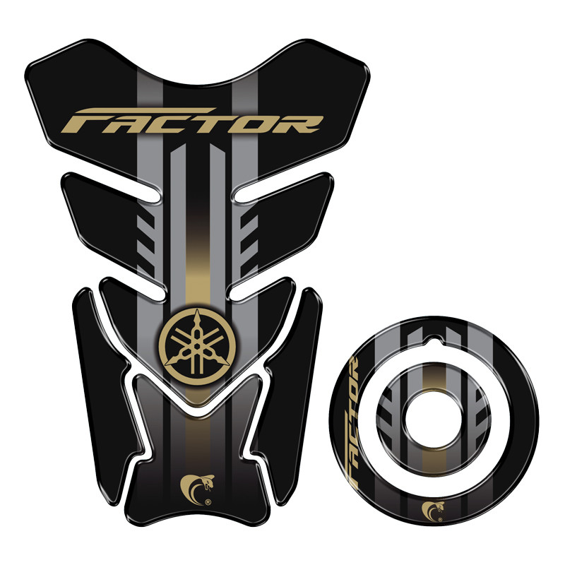 Kit Adesivo Protetor Tanque e Bocal Moto Yamaha Factor 2023/2024
