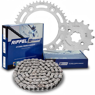 Kit Titanium Relação Riffel 91175 Aço 1045 NXR 160 Bros e XRE 190 2016 até 2025 Padrão Original em Oferta na Shopee