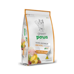 RAÇÃO GREEN PAWS CAO ADULTO MINI E PEQUENOS SABOR FRANGO BANANA MARACUJA 10,1KG CALM
