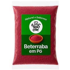 Farinha De Beterraba 1kg, 500gr Em Pó 100% Pura Premium Los Chef