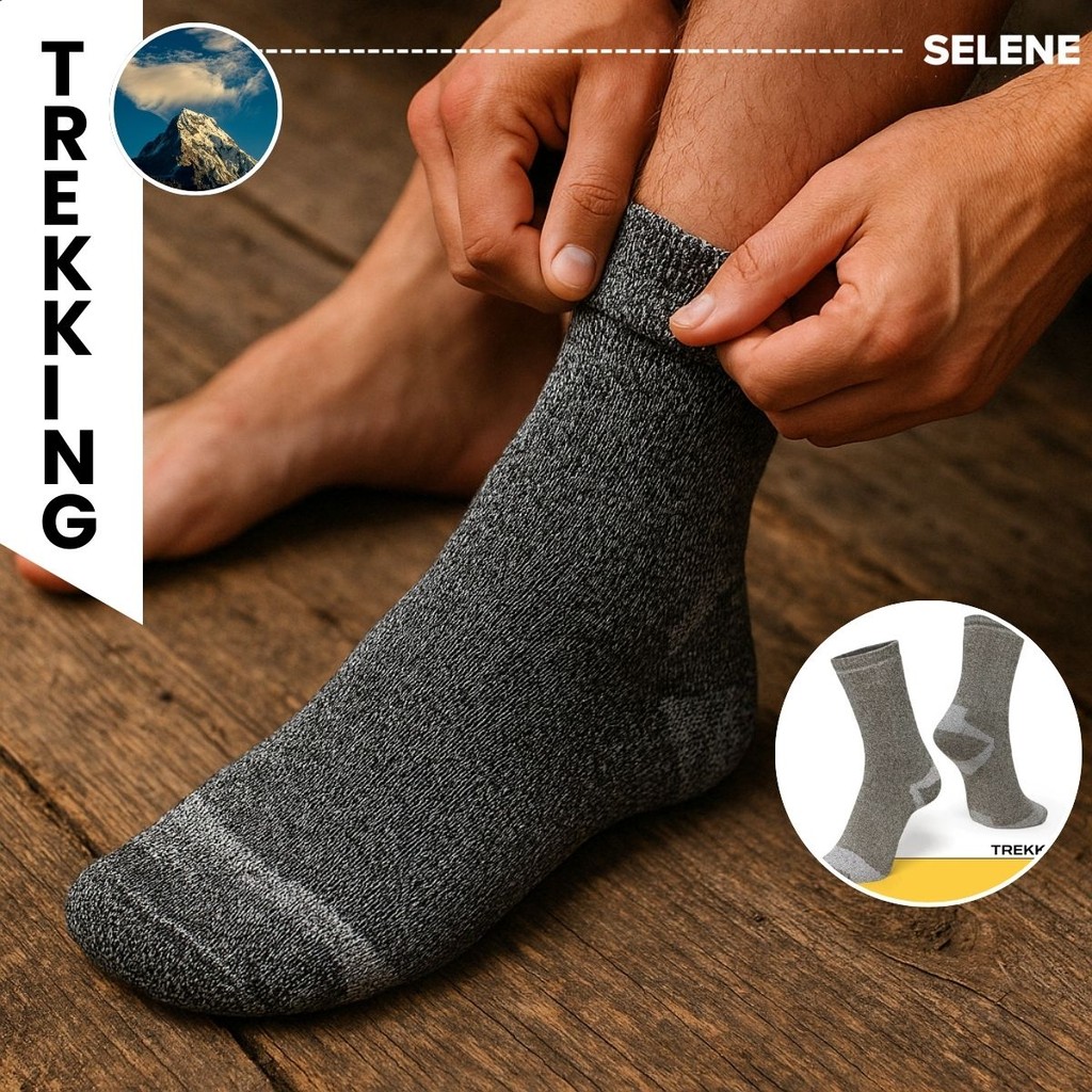 Kit 4 / 3 / 2 / 1 Par de Meia de Trilha Trekking Coolmax Performance Para Trilha e Caminhada