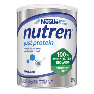 Nutren Just Protein Sem Sabor Suplemento Alimentar 280g em Oferta na Shopee