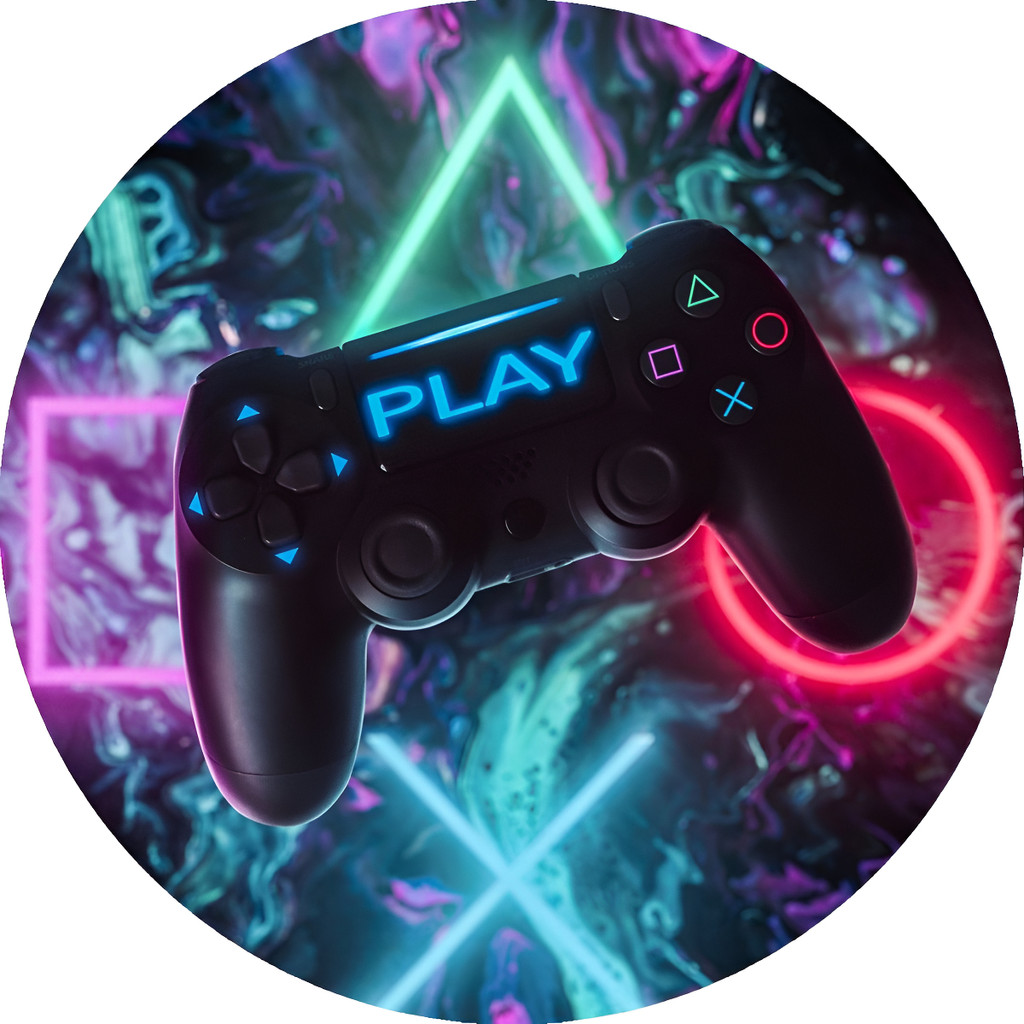 Painel Redondo Game Gamer Jogo Play Capa Mini Painel 50x50cm com elastico em Oferta na Shopee