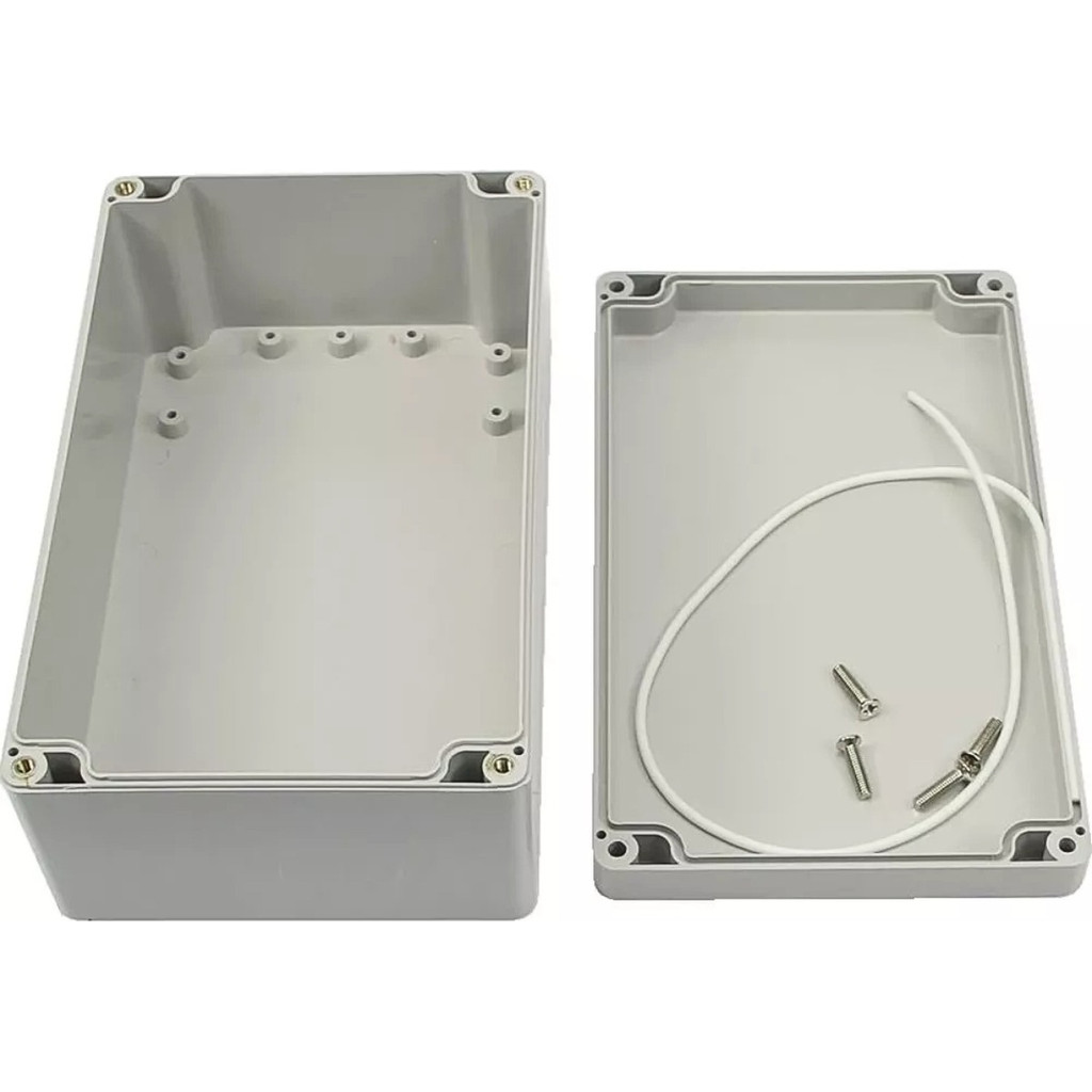 Caixa Plástica 200x120x65mm Para Montagem De Circuitos Elétricos Eletrônicos Arduino