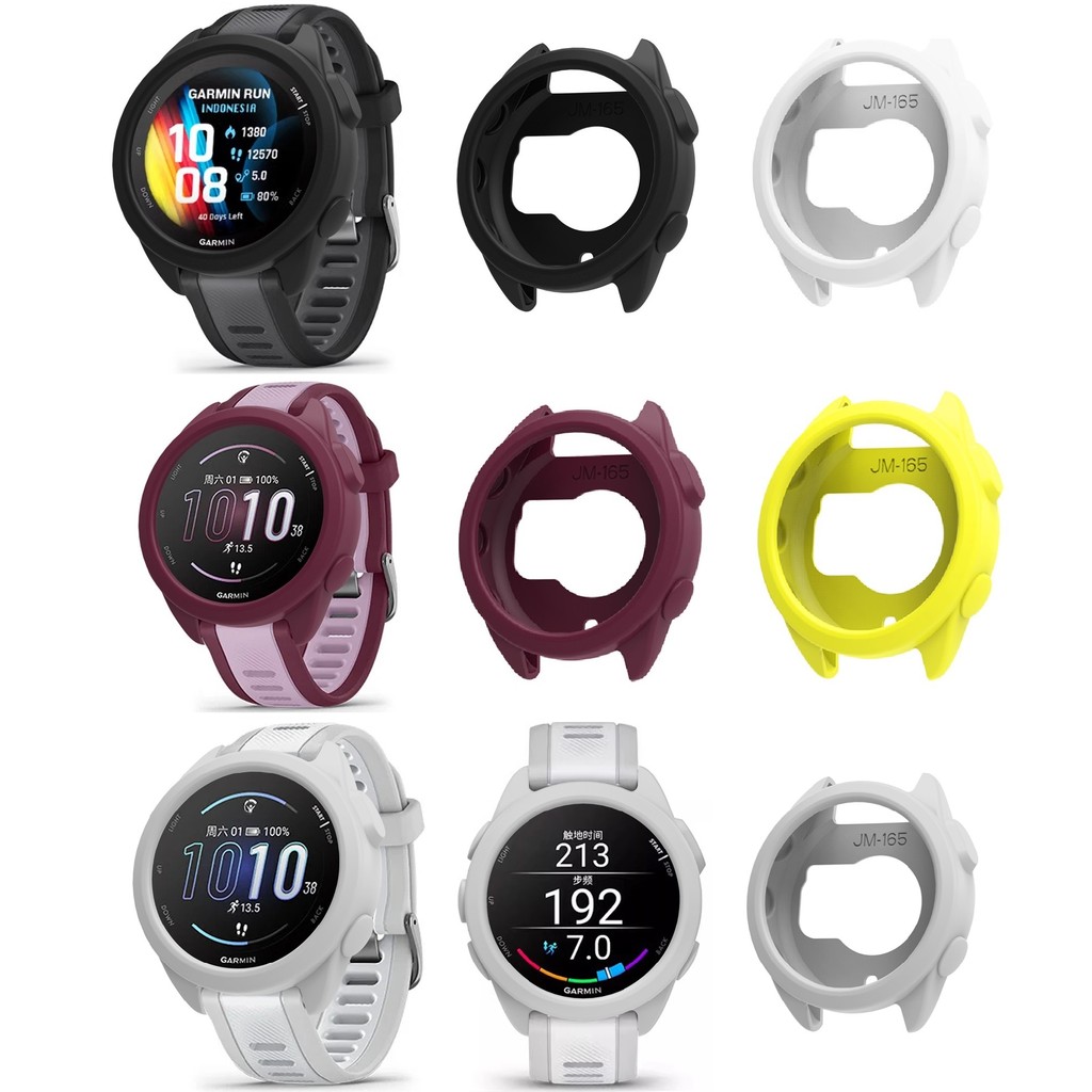 Capa Macia De TPU Para Garmin Forerunner 165 Music Slim Watch Protetor De Tela em Oferta na Shopee