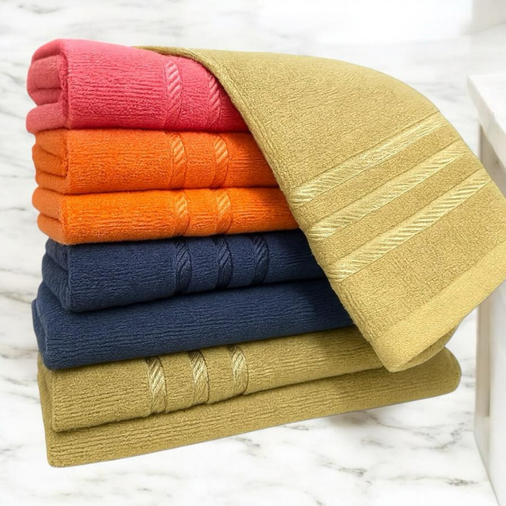 Toalha de Banho + Toalha de Rosto 100% Algodão Custo Beneficio Alta Absorção em Oferta na Shopee