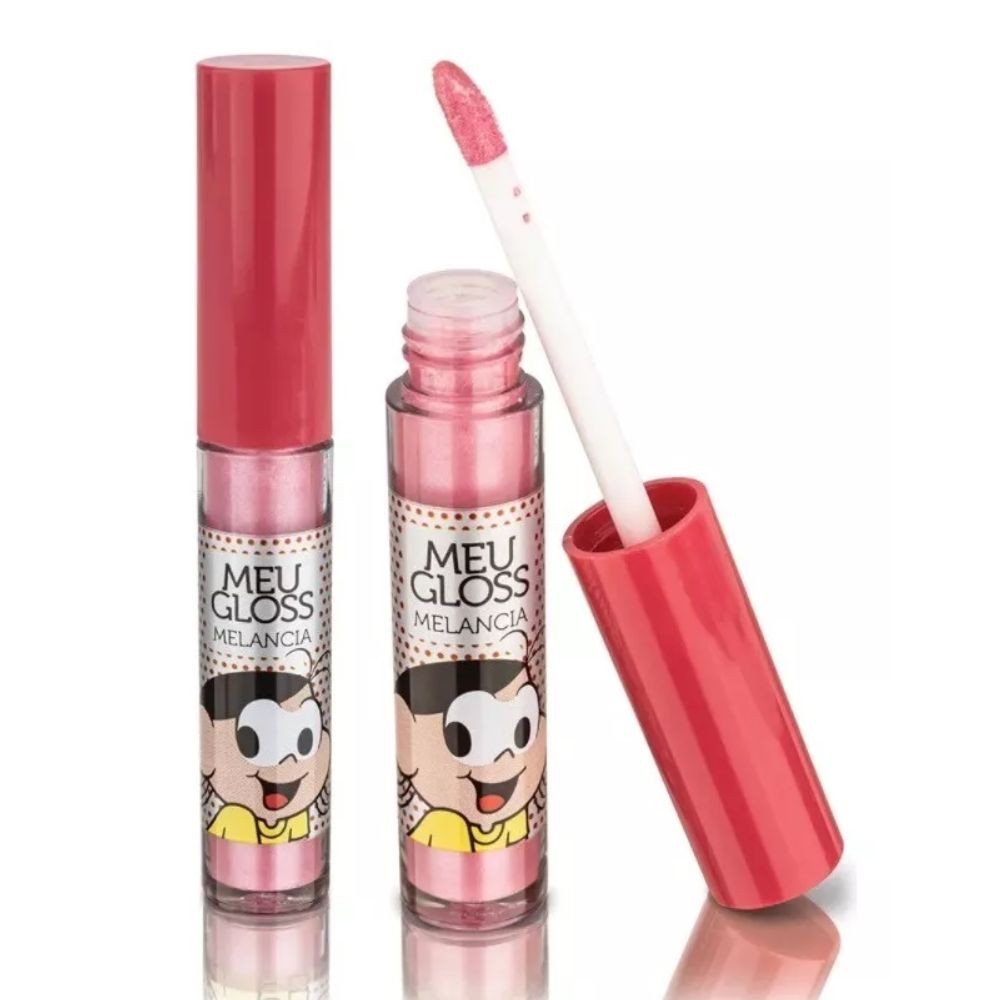 Lip Gloss Infantil Melancia Hipoalergênico Turma da Mônica