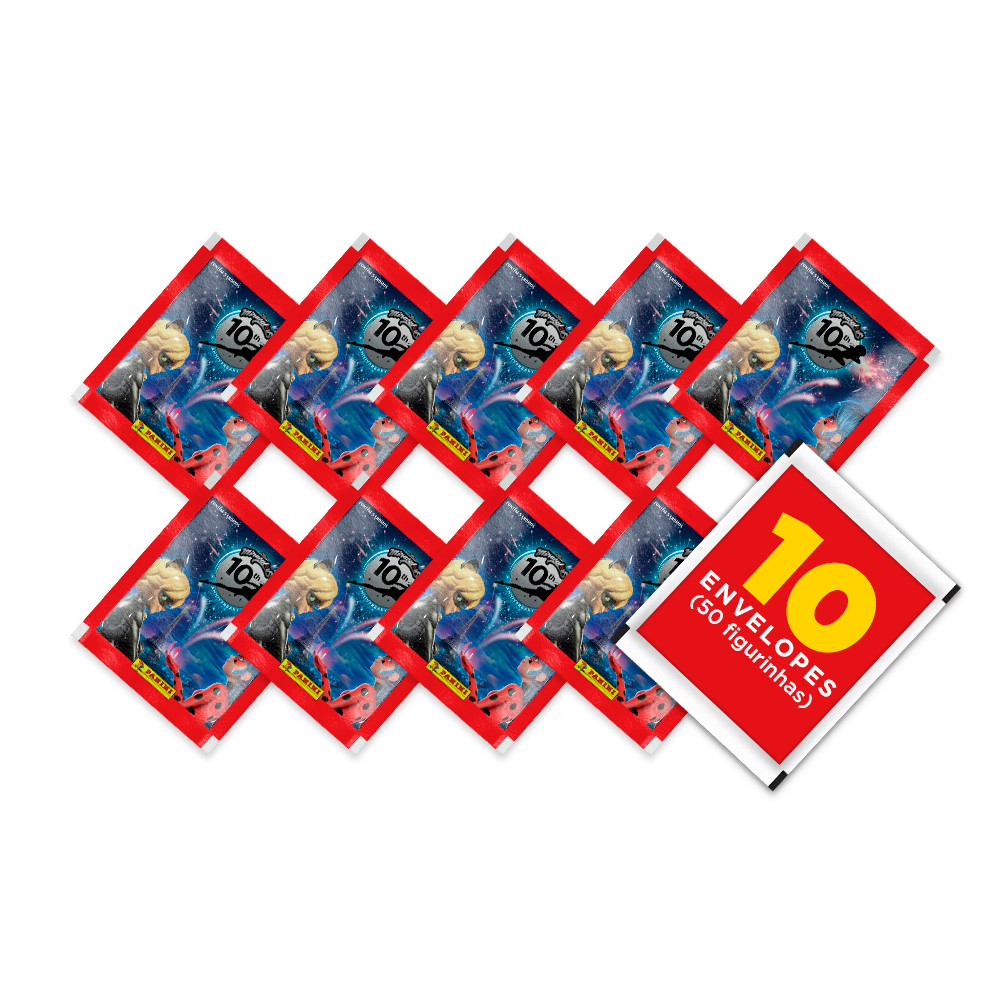 Ladybug 2025 - Contém 10 Envelopes (50 Figurinhas) - Novo