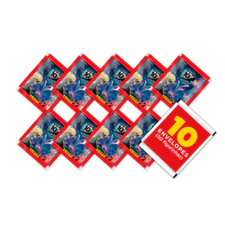 Ladybug 2025 - Contém 10 Envelopes (50 Figurinhas) - Novo