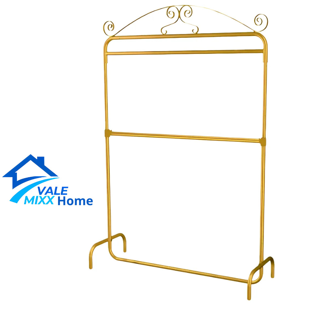 Arara Desfile Dupla Vintage 1,00m Para equipar sua loja ou seu closet em Oferta na Shopee