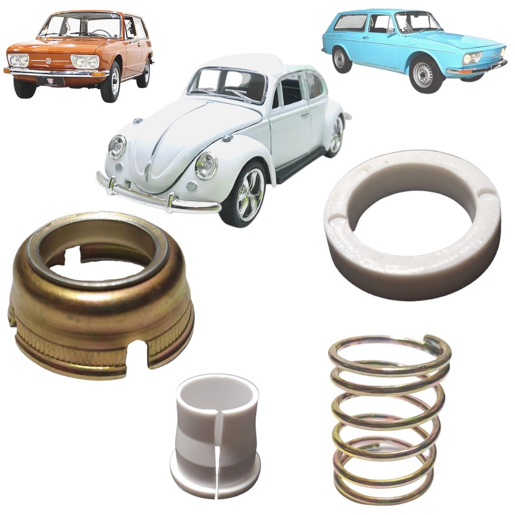 Rolamento + Reparo Coluna Direção Vw Brasilia Variant Fusca