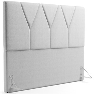 Cabeceira Cama Box Casal 140cm Aura Linho W01 Cinza - Mpozenato em Oferta na Shopee