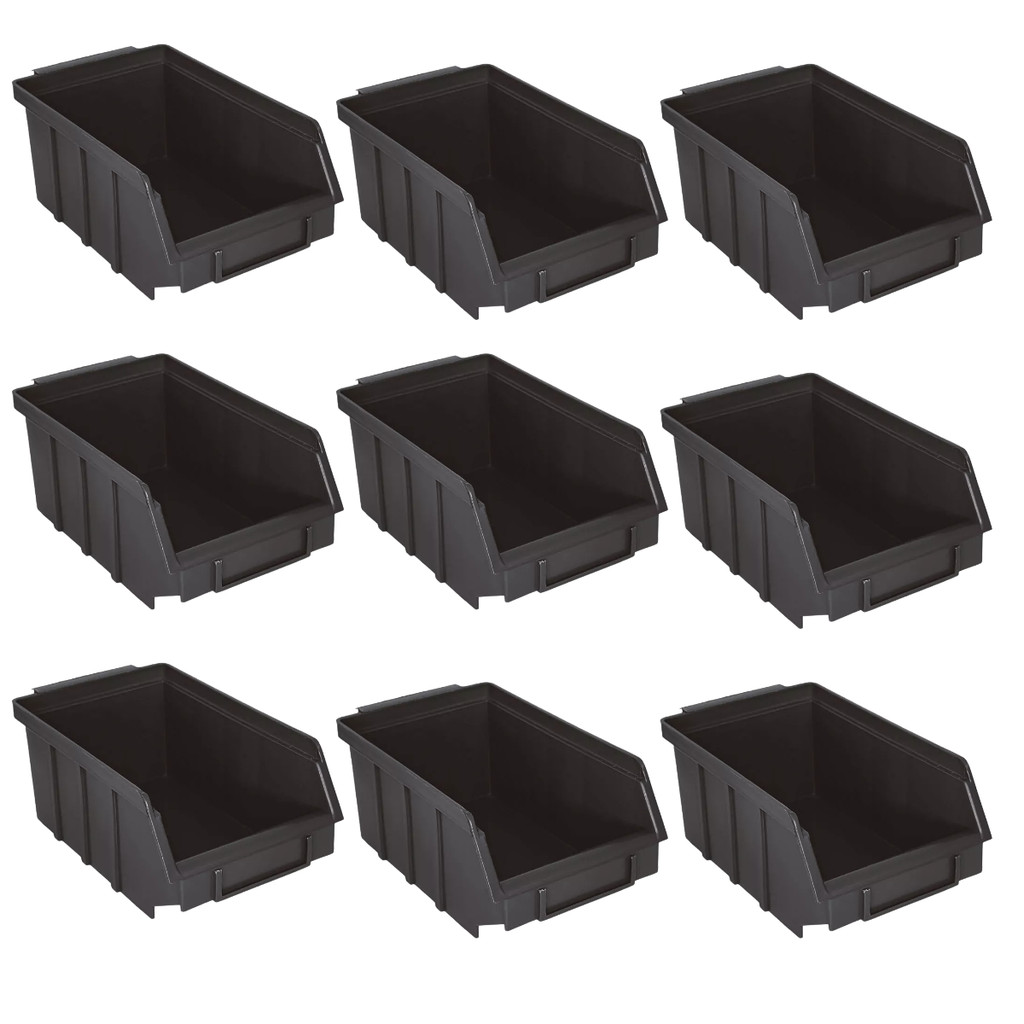 Kit Com 12 Gaveteiros de Plástico Bin Nº 6 Empilhável Organizador Prateleira Multiuso Ferramentas em Oferta na Shopee