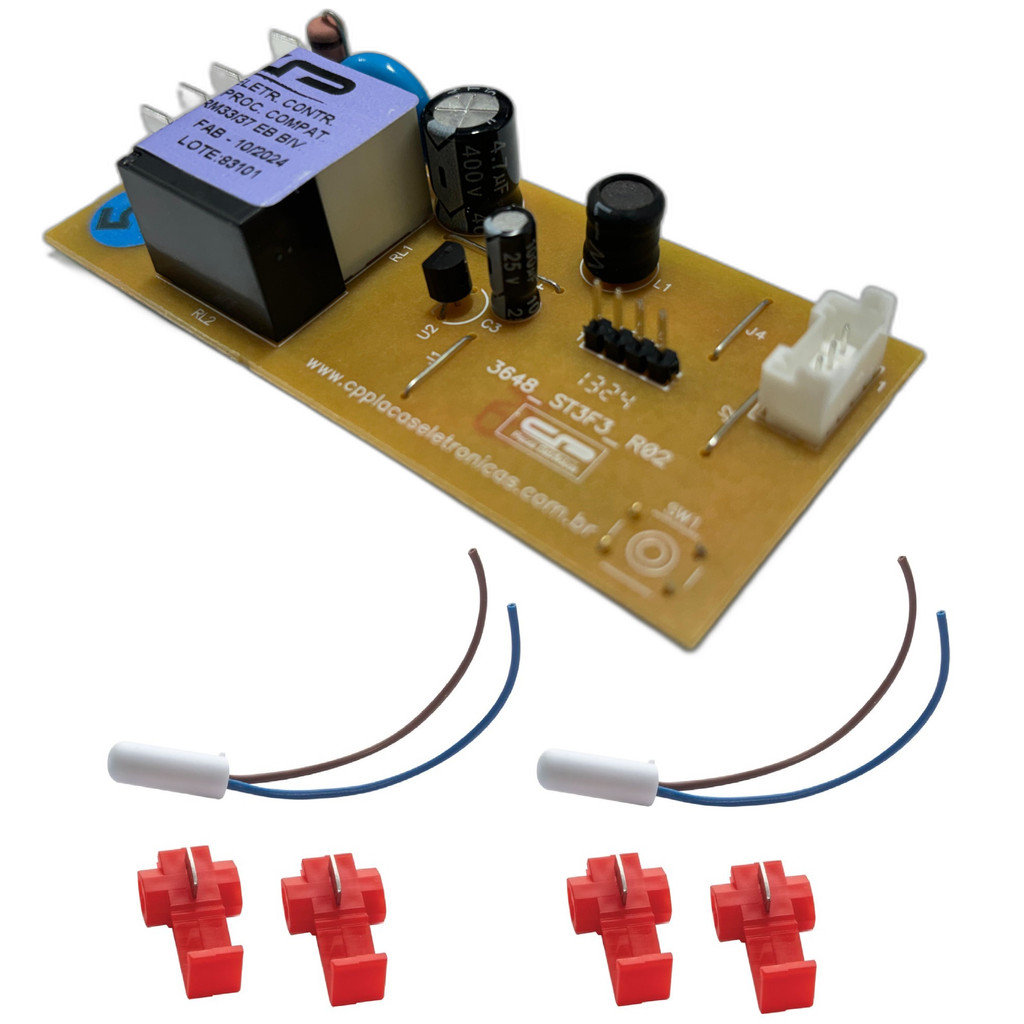kit Controle Eletrônico Consul Crm33eb Crm34gb Crm33er Crm37eb Bivolt