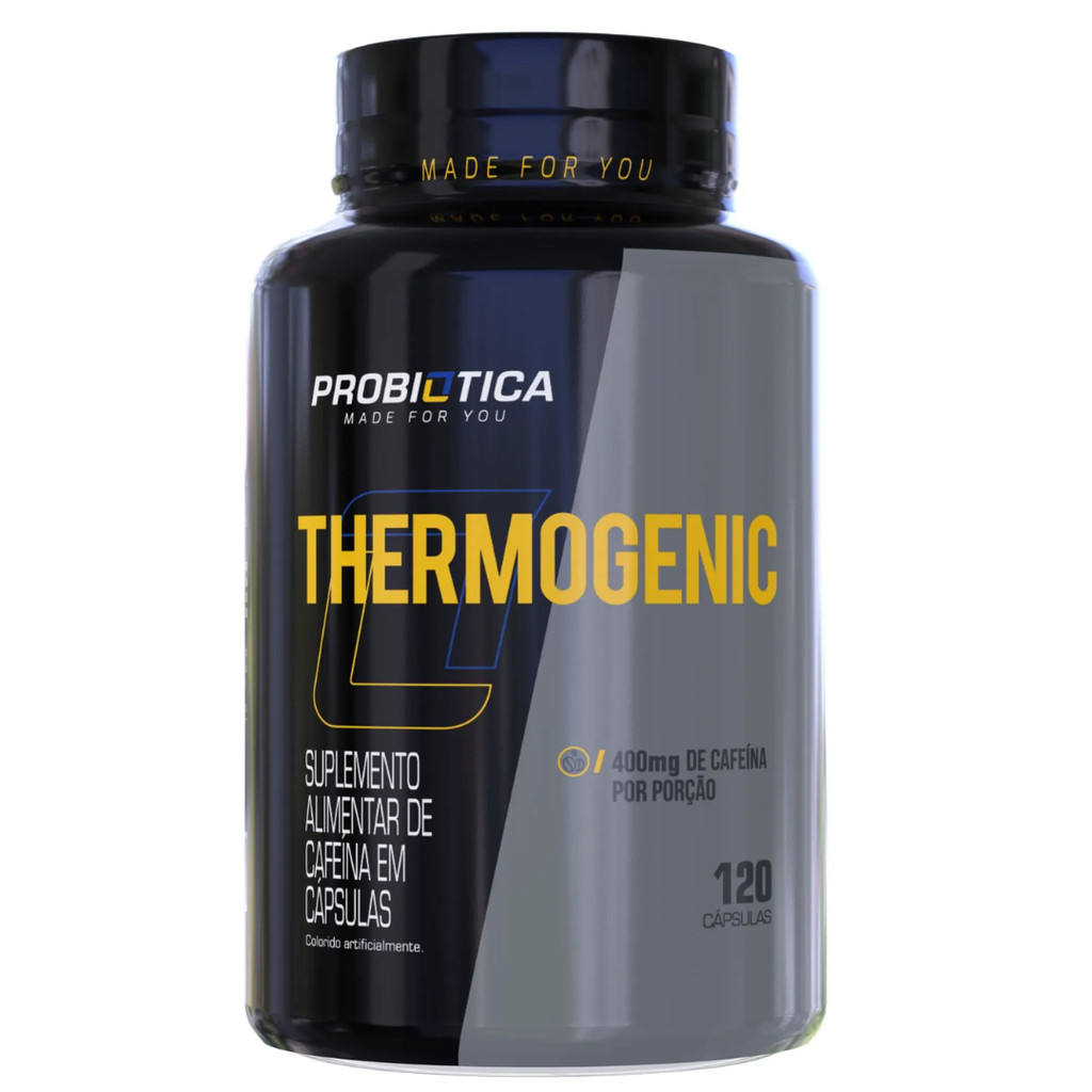 Thermogenic 400mg De Cafeína 120 Cápsulas Probiotica - Health