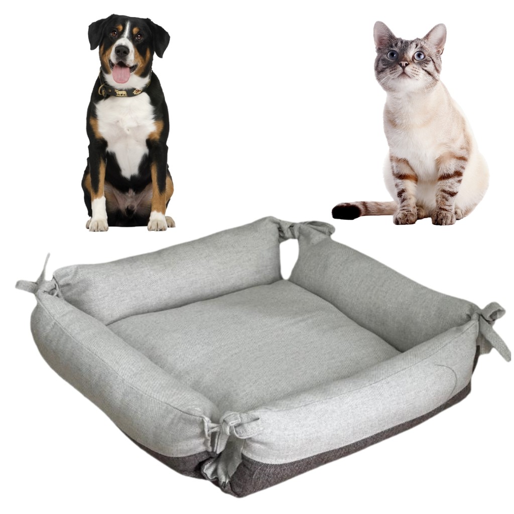 Cama Caminha Pet Cachorro Cão Cães Gato Animais Sustentável Tamanho P 50x50x15cmm