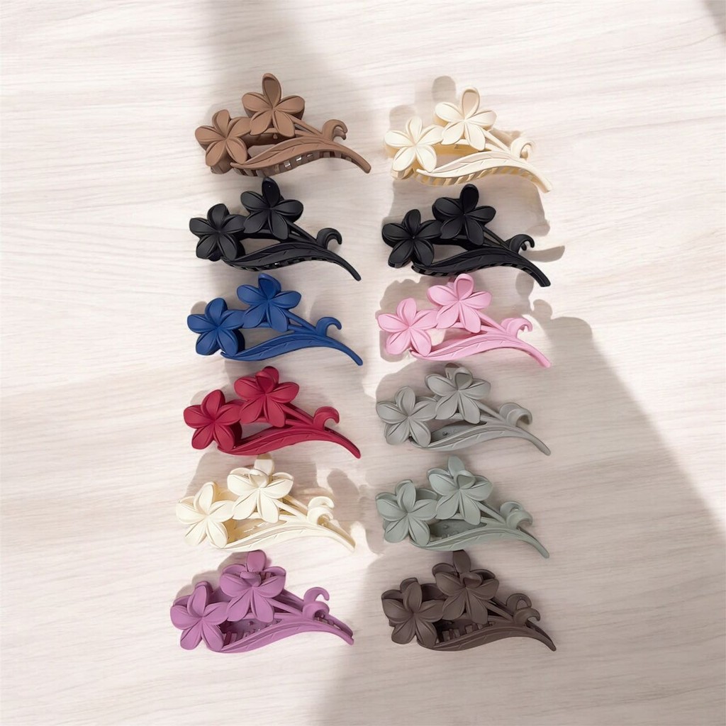 Grande【Super Preço Baixo】1 PC/3PCS  Grampo de Cabelo Feminino  Formato de Cabide  Estilo Coreano ins  Fosco