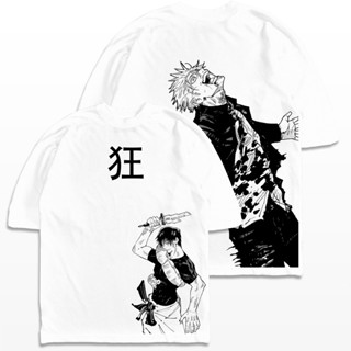 Camiseta Oversized Satoru Gojo x Toji Luta Jujutsu Kaisen Mangá Streetwear Camisa Unissex em Oferta na Shopee