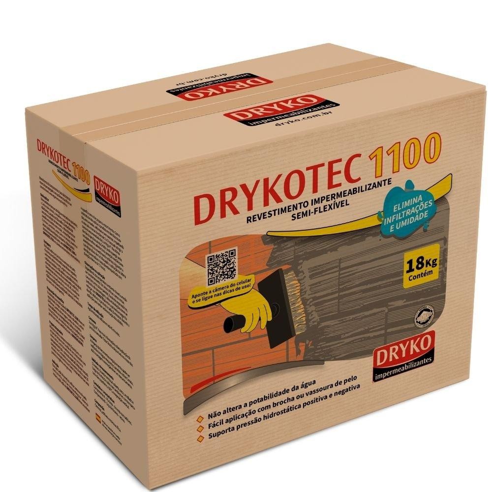 Revestimento Cimentício Impermeabilização 18kg Dryko em Oferta na Shopee