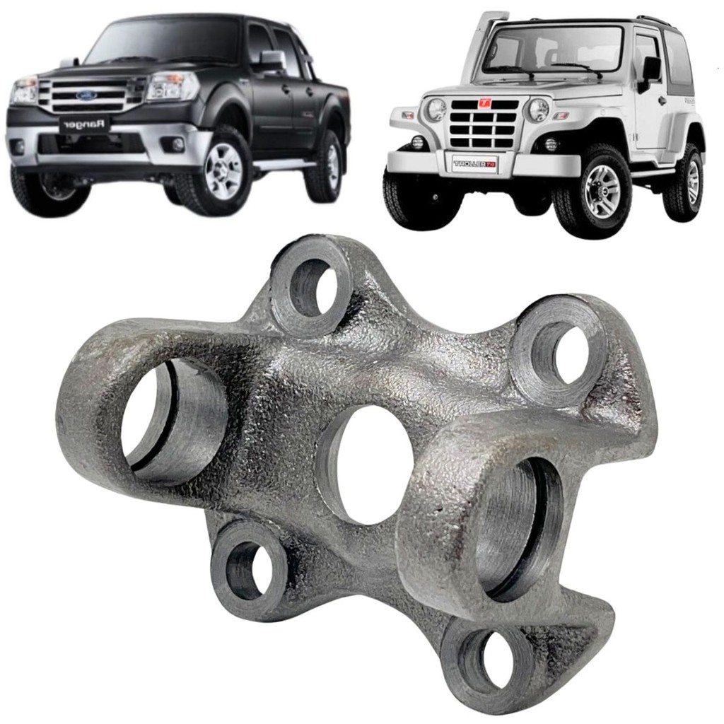 FLANGE GARFO ORELHA PARTE DIANTEIRA DA CRUZETA DO CARDAN TRASEIRO RANGER TROLLER 4X4 1998 A 2012 (LADO CÂMBIO 92MM)