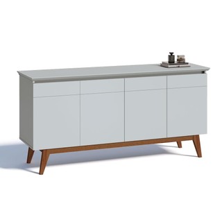 Buffet Classic 4 PT Branco em Oferta na Shopee