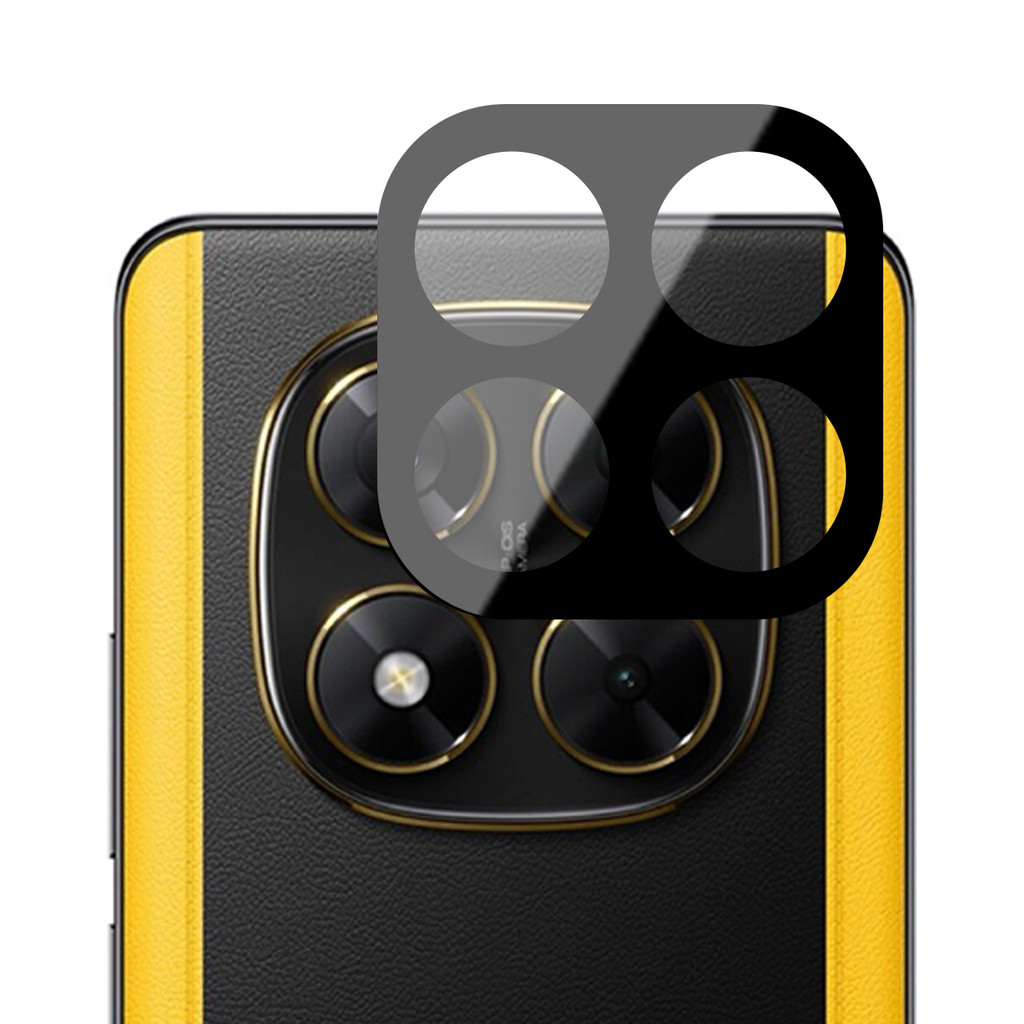 Película Câmera Vidro 3D Preta Para Xiaomi Poco X7 5G em Oferta na Shopee