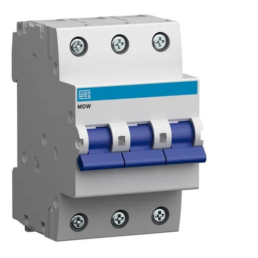 DISJUNTOR DIN TRIPOLAR MDW-C6 WEG