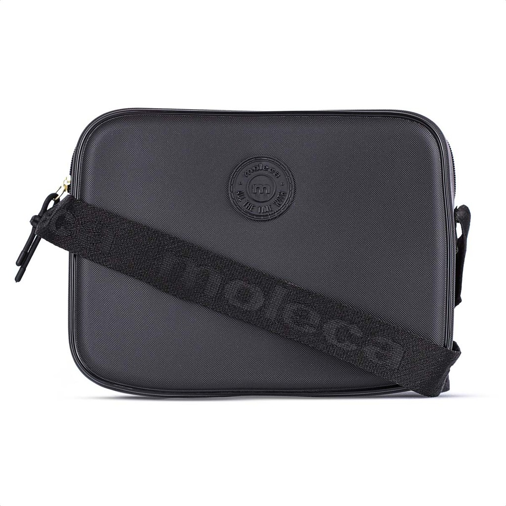Bolsa Moleca Retangular Transversal Preto - Feminino