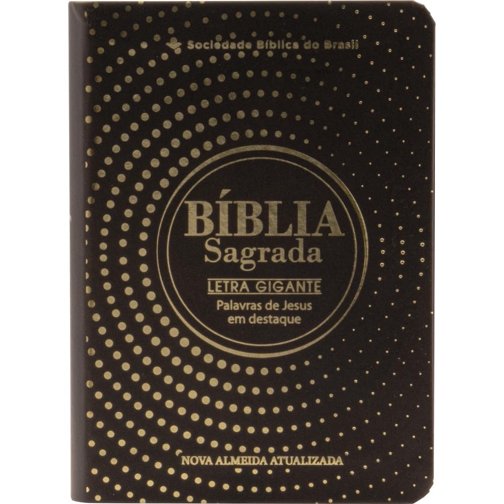 Bíblia Sagrada Pequena NAA | Letra Gigante | PJV | Couro Sintético | Marrom em Oferta na Shopee