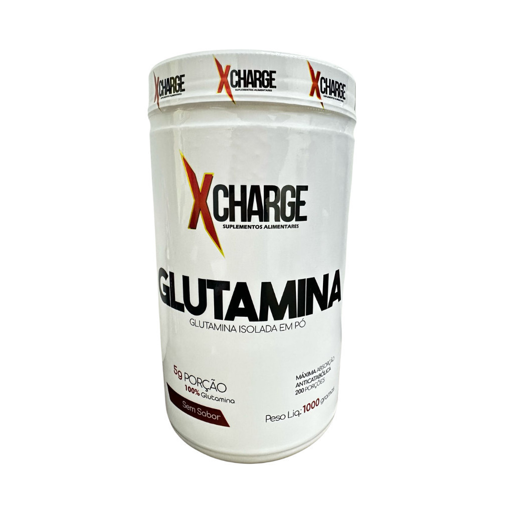 Glutamina Em Pó Isolada 1kg X Charge – Máxima Absorção