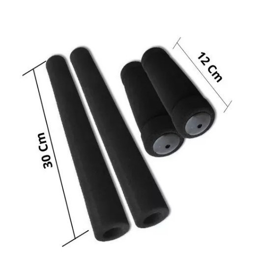 Guidão Beach Praiana + par Manopla Espuma 4pcs para bicicleta bike aro 20 24 e 26