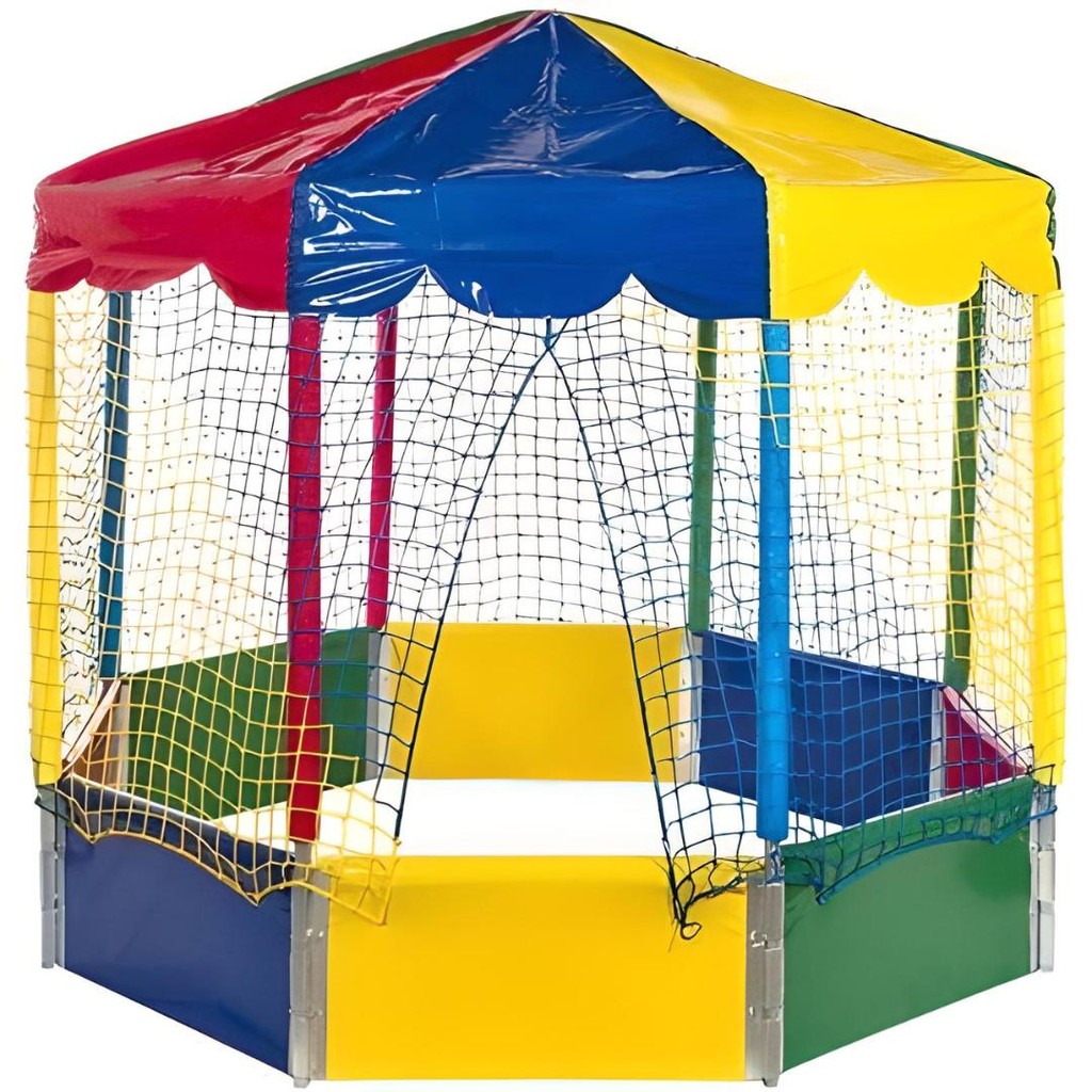 Piscina de Bolinhas Oitavada 2,00m Nacional Premium Colorida Playground em Oferta na Shopee