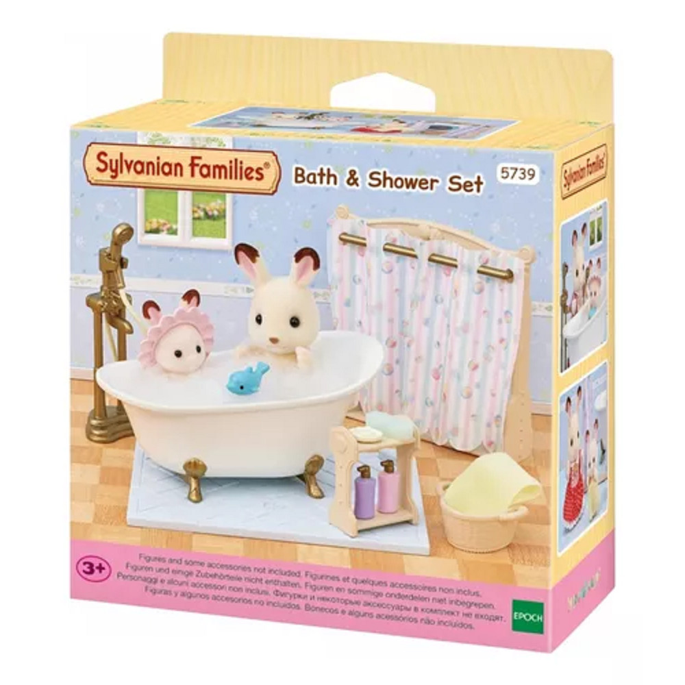 Sylvanian Families Conjunto De Banho E Chuveiro - original Epoch magia em Oferta na Shopee