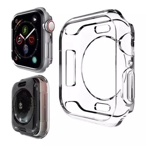 New Capa Case Silicone Transparente Para Smartwatch 38mm 40mm 41mm 42mm 44mm 45mm And Electron