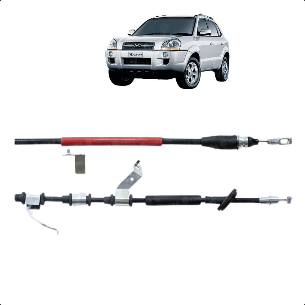 Cabo de Freio Traseiro Direito com ABS Tucson 2.0 05/18