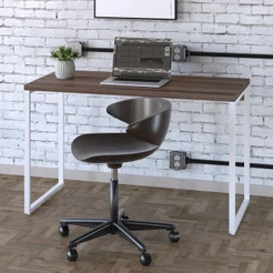 Mesa Kuadra Office 120X60X75cm Estrutura Branca