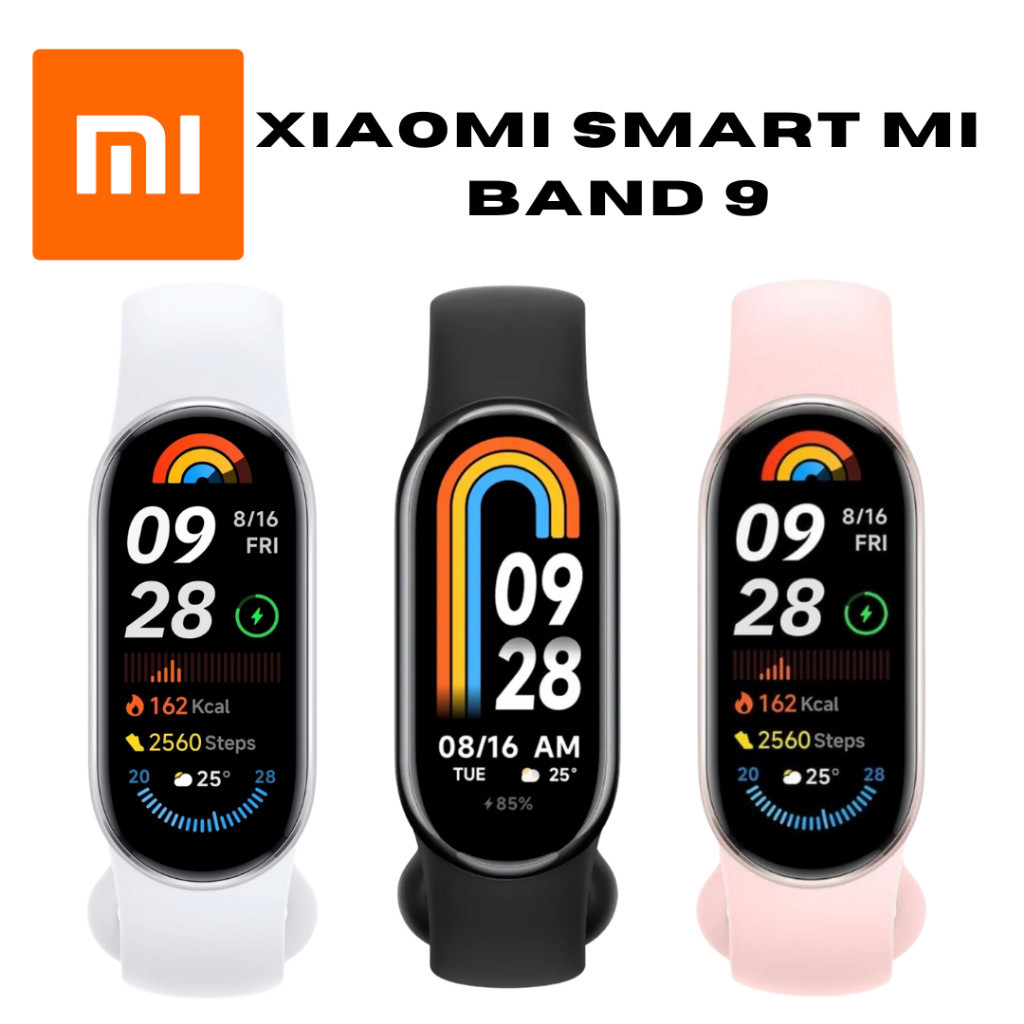Smartwatch Smart Band 9 Bateria de Longa Duração Xiaomi Mi Band 9 Original