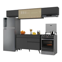 Armário de Cozinha Compacta 260cm Veneza Multimóveis V3698