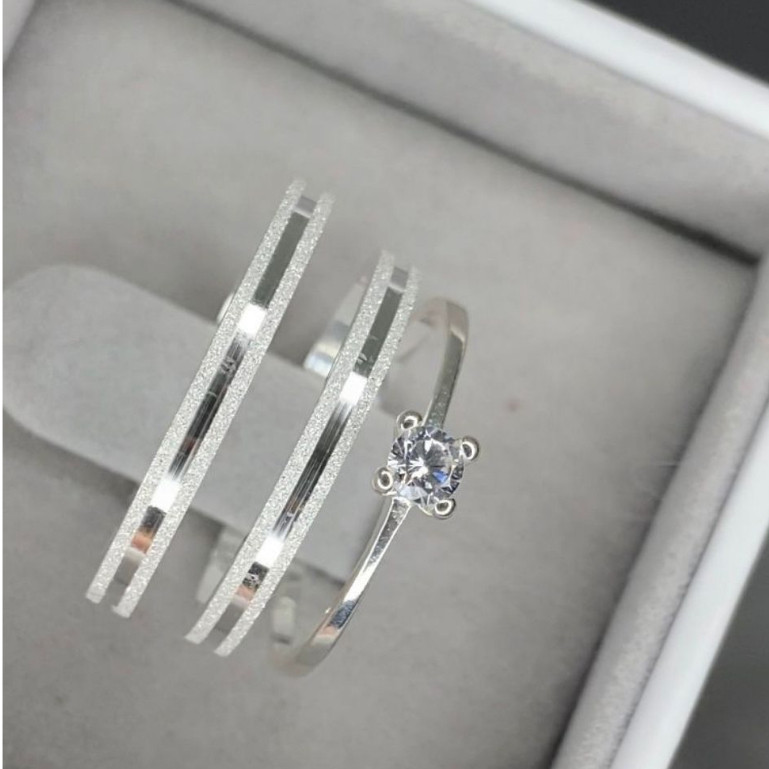 Par de Namoro Alianças Fina 2mm De Prata 950 com Anel 925 e nome em Oferta na Shopee