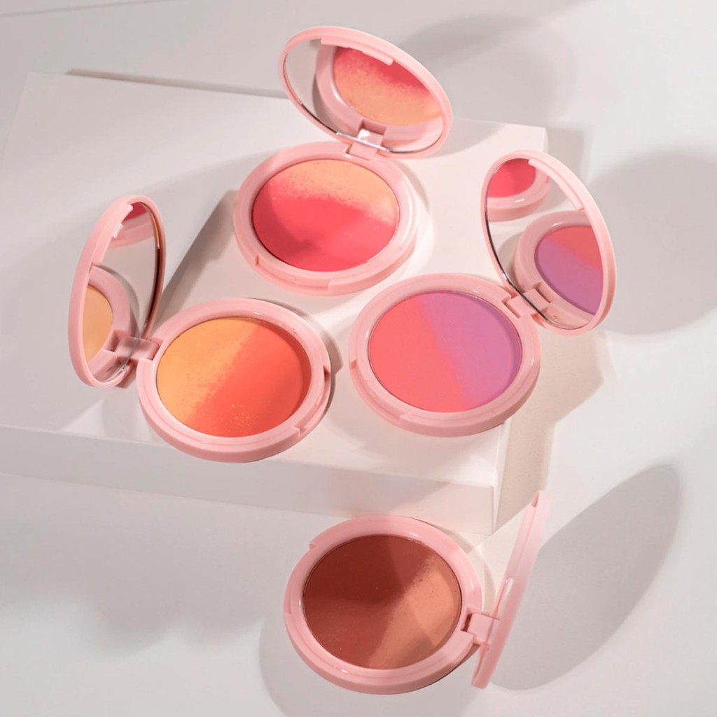 Blush Duo Colors Alta Pigmentação com Efeito Natural KFB004 - Koasis em Oferta na Shopee