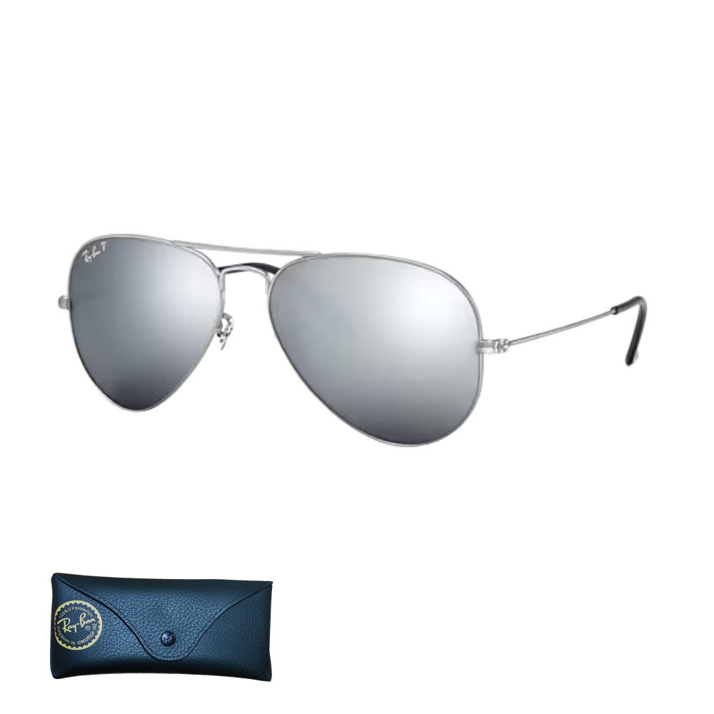 Óculos De Sol Ray Ban Aviador Mirror RB3025 Tamanho 58