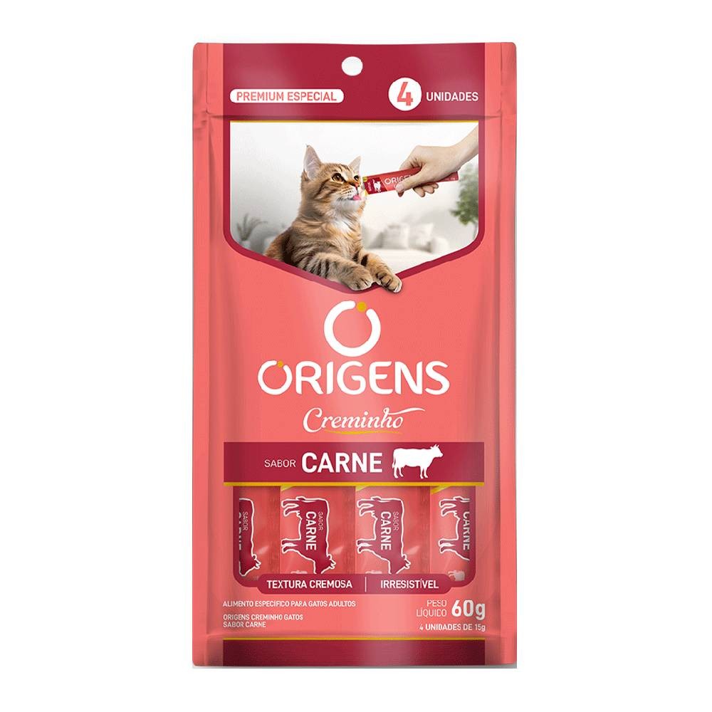 Pure Creminho Origens para Gatos Carne 60g - Pets