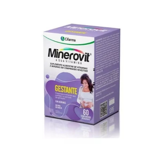 Multivitamínico Minerovit Gestante 60 Cpr - Cifarma