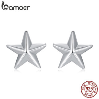 Bamoer 925 Sterling Sliver Brincos Estrela Design Joias Presentes Para Mulheres BSE1122 em Oferta na Shopee