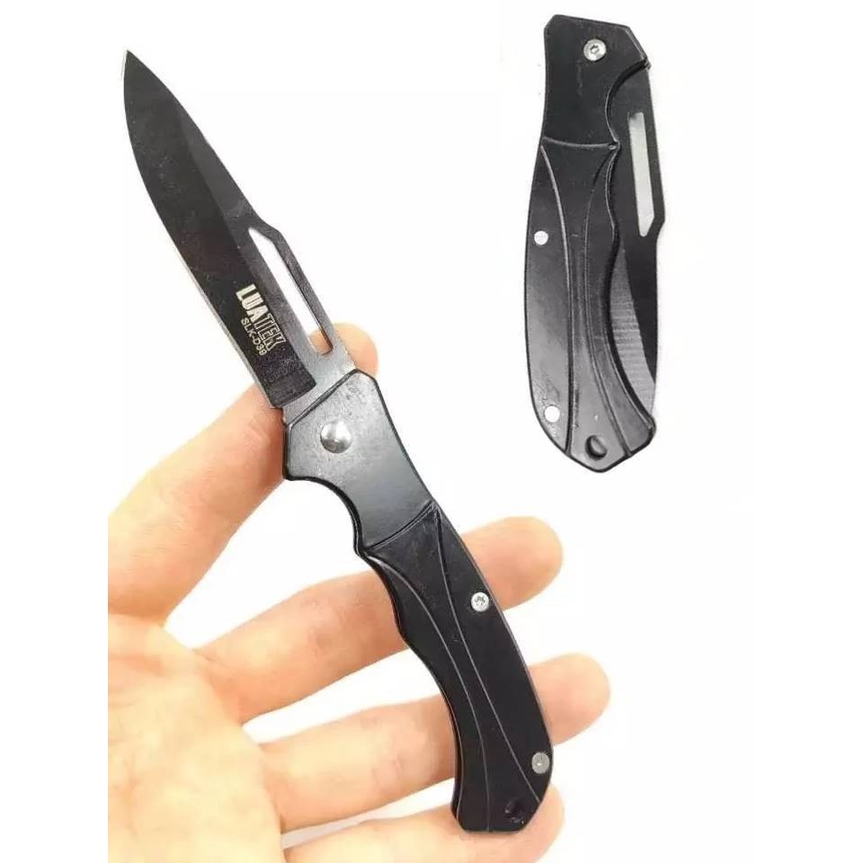 Canivete Dobrável Aço Inoxidável 16 cm Tático SLK-D39