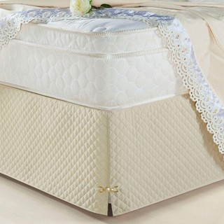 Saia Box King Olimpo Microfibra Matelassê Costurado - Bege em Oferta na Shopee