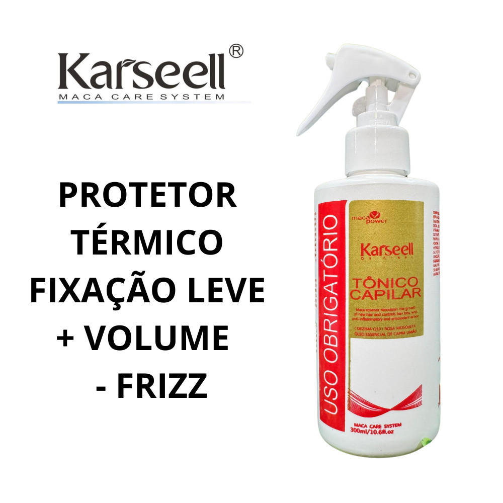 Protetor Térmico e Tõnico Capilar Karseell 300 ml Modelador