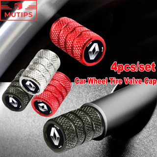 Renault 4 Pcs Tampa Da Haste Válvula De Ar Do Pneu De Carro Contra Poeira Roda Para Kwid Duster Oroch Kardian Megane 2 S em Oferta na Shopee