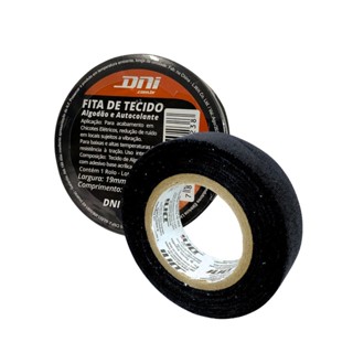 Fita Isolante Tecido Pano 18mm 10m Autocolante Para Chicote Elétrico DNI 5023 em Oferta na Shopee