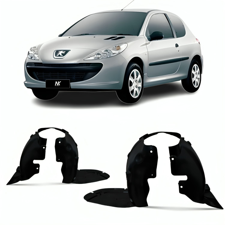 Par/Un Parabarro Dianteiro 207 2009 2010 á 2015 PARABARRO ASA URUBU MORCEGAO RODA OVO PROTETOR LAMA em Oferta na Shopee